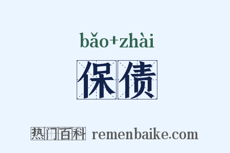 保债是什么意思的图片